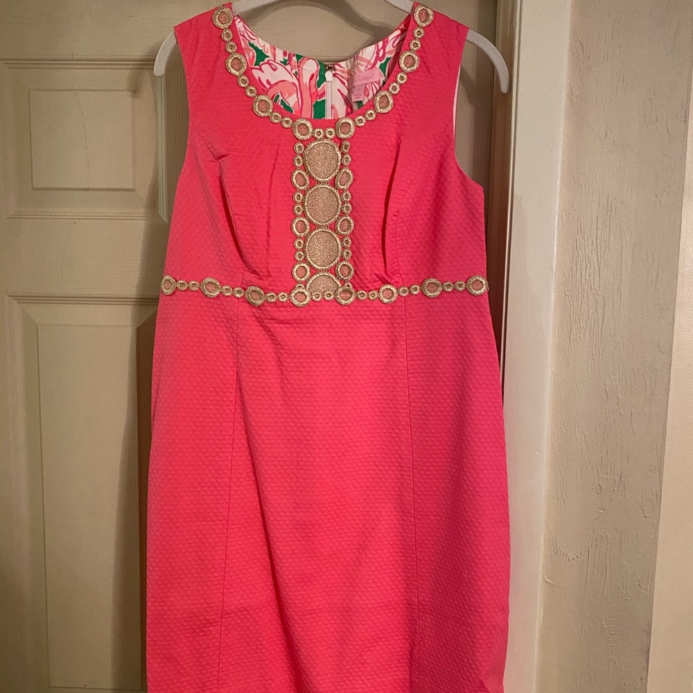 Lilly Pulitzer Rosie Shift Dress in Hotty Pink (NWT)